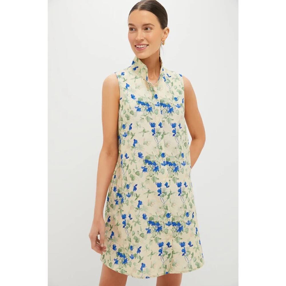 TUCKERNUCK Bellflower Blooms Sleeveless Charlie Dress Size S NWT